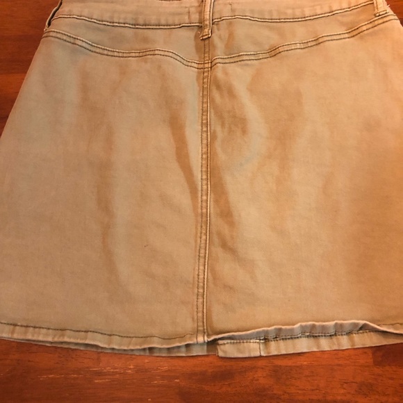 Altard State green utility mini skirt sz small with pockets guc - Picture 3 of 4